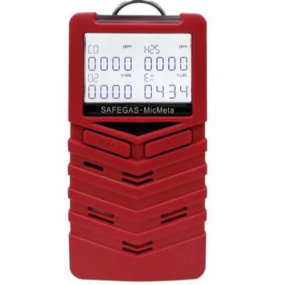 Portable Multi Gas Detector with Diffusion Sampling IP66/IP68 Protection and 24 Hours Working Time for Safety Detection