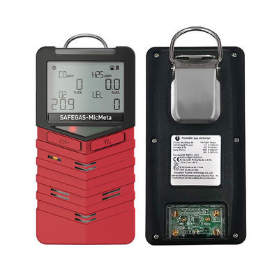 Portable Multi Gas Detector with IP66/IP68 Protection Diffusion Sampling and Bluetooth Transmission for Industrial Use