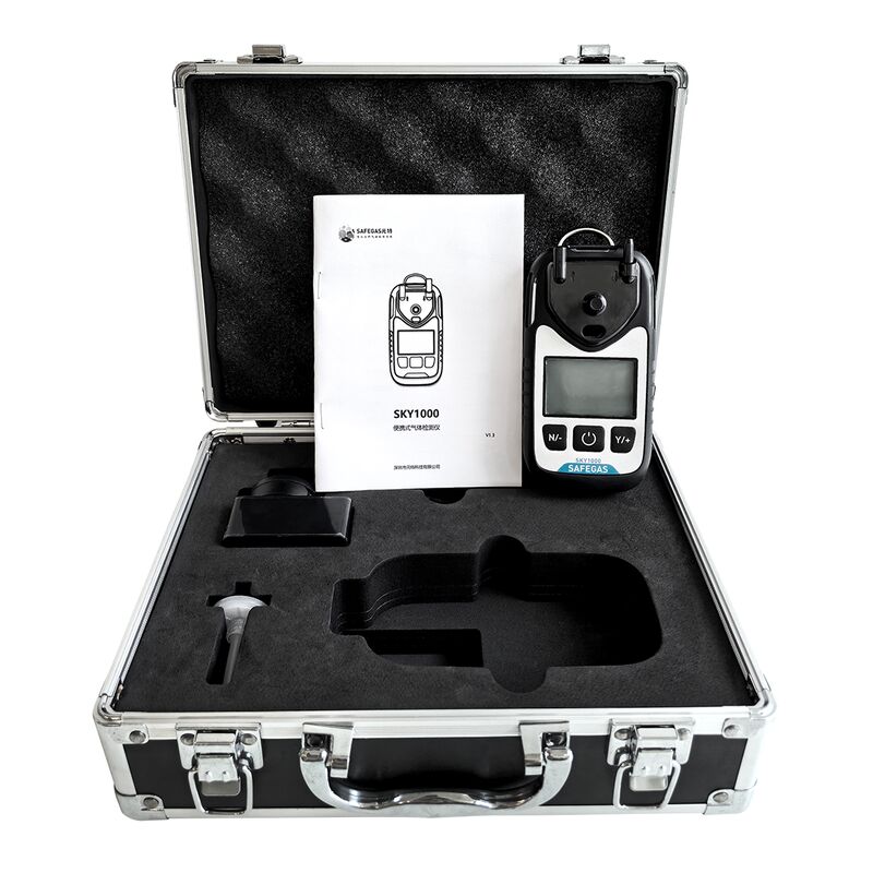 Industrial Portable Single Gas Detector with Back Clip Design H2 Concentration Detection and Standard Datalog Function