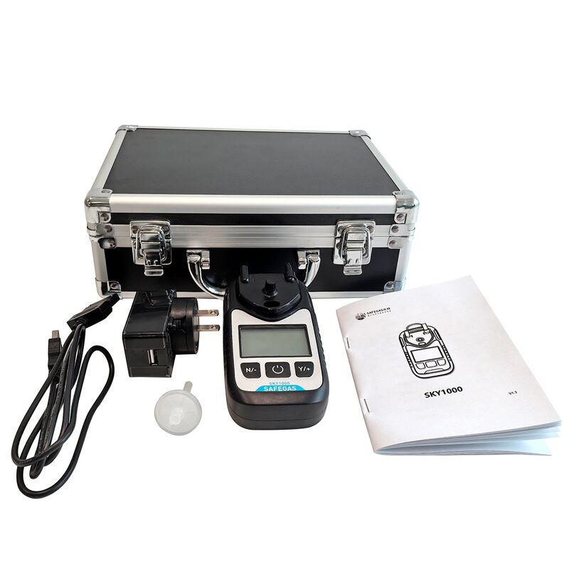 Portable NO2 Gas Detector with 0.1ppm Detection Back Clip and Bump Suction for Industrial Safety